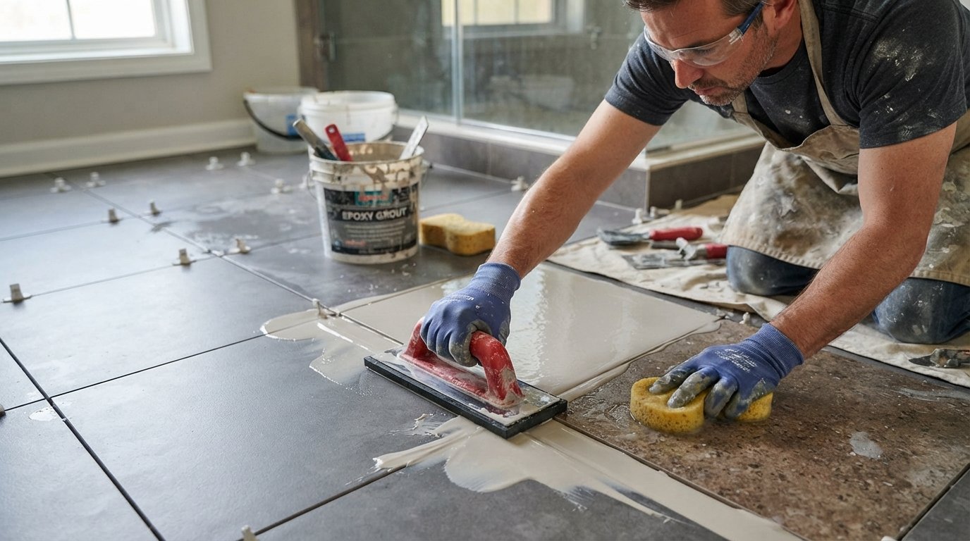 Tile Epoxy Grouting